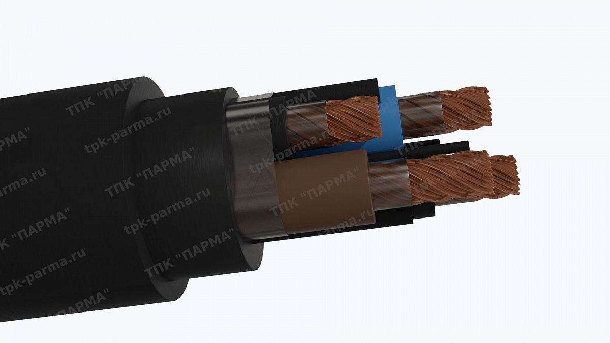 Фотография провода Кабель КПГУ 3х95+1х50