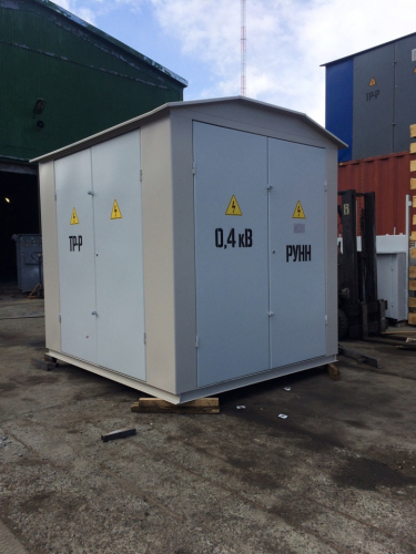 Подстанция трансформаторная КТПН-П-В/В 25/10/0,4 1-РВЗ+2-ВНА ПРОХОДНАЯ
