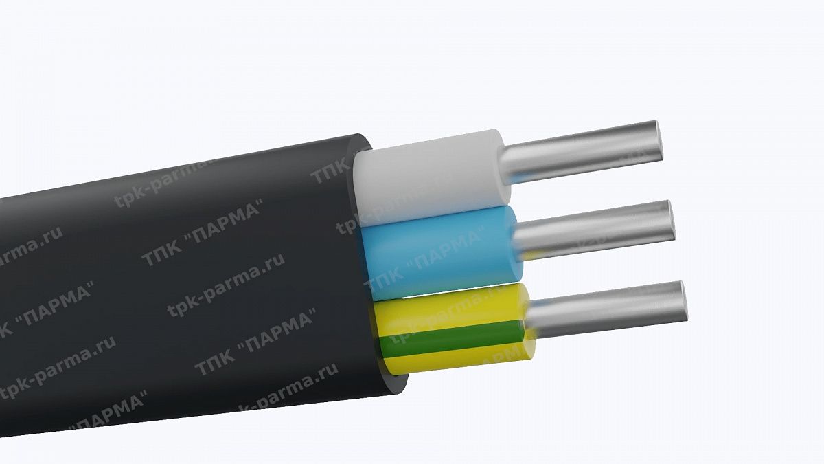 Фотография провода Кабель АВВГ-П 3х10