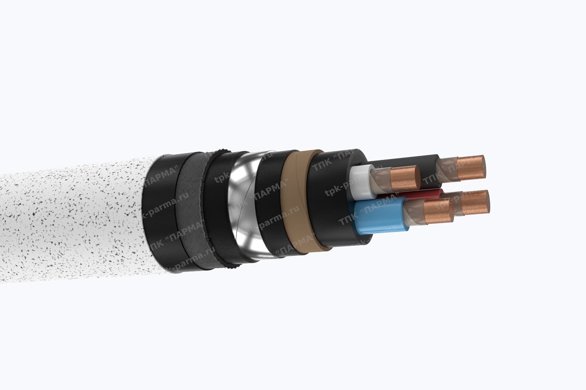 Фотография провода Кабель ВРБз 3х185+1х95