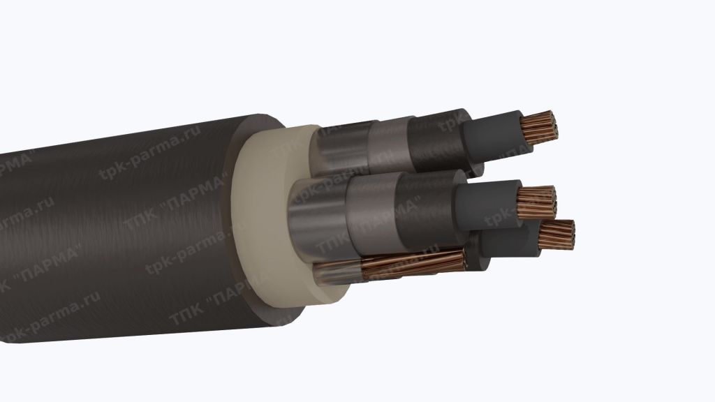 Фотография провода Кабель КГЭТ 3х150+1х50 - 6кВ