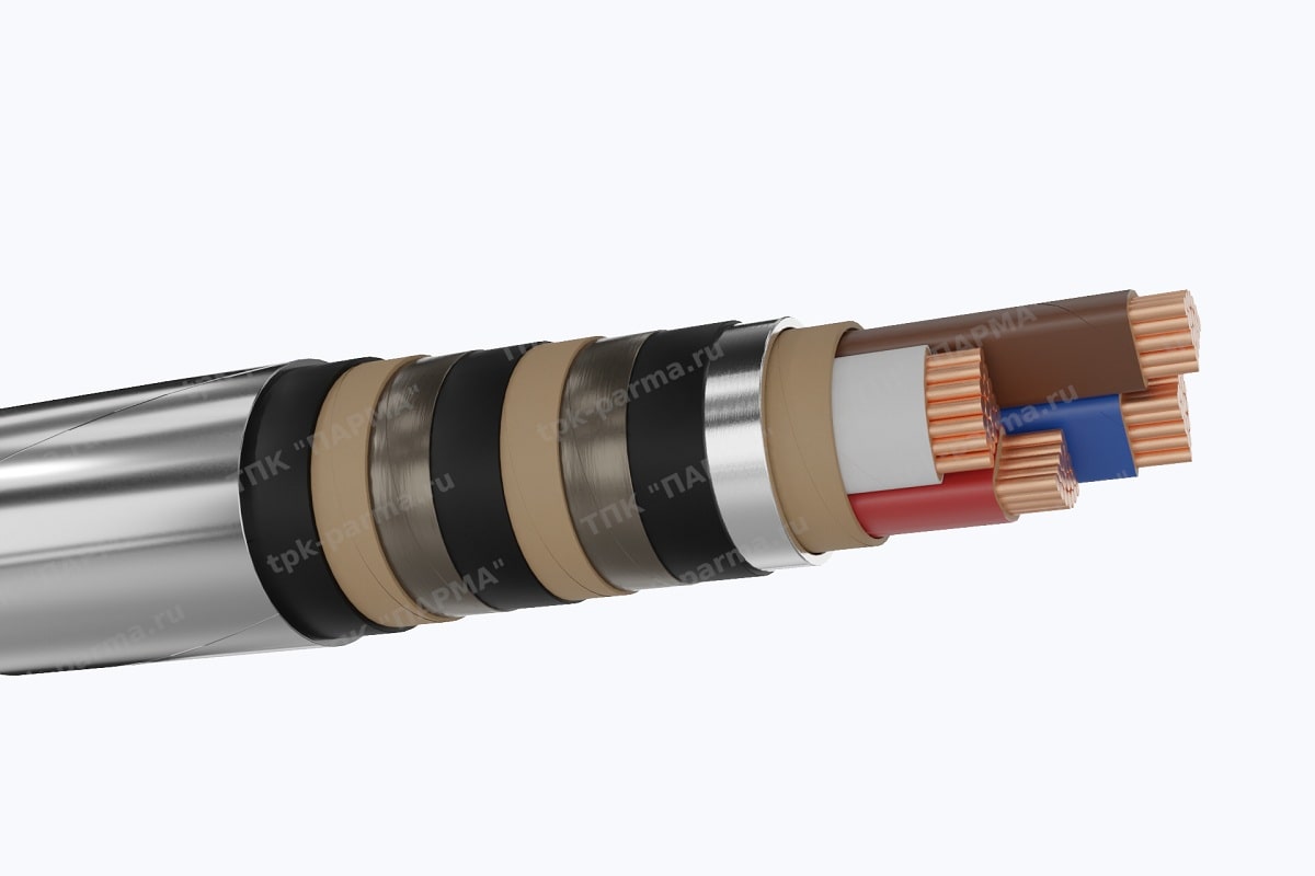Фотография провода Кабель СБ2лГ 3х240+1х120 - 1кВ