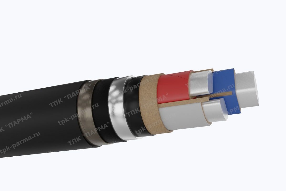Фотография провода Кабель ЦААШнг 3х120 - 6кВ