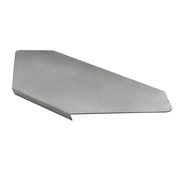 Крышка угла горизонтального 90' SKYG90*600*1,2 ZN