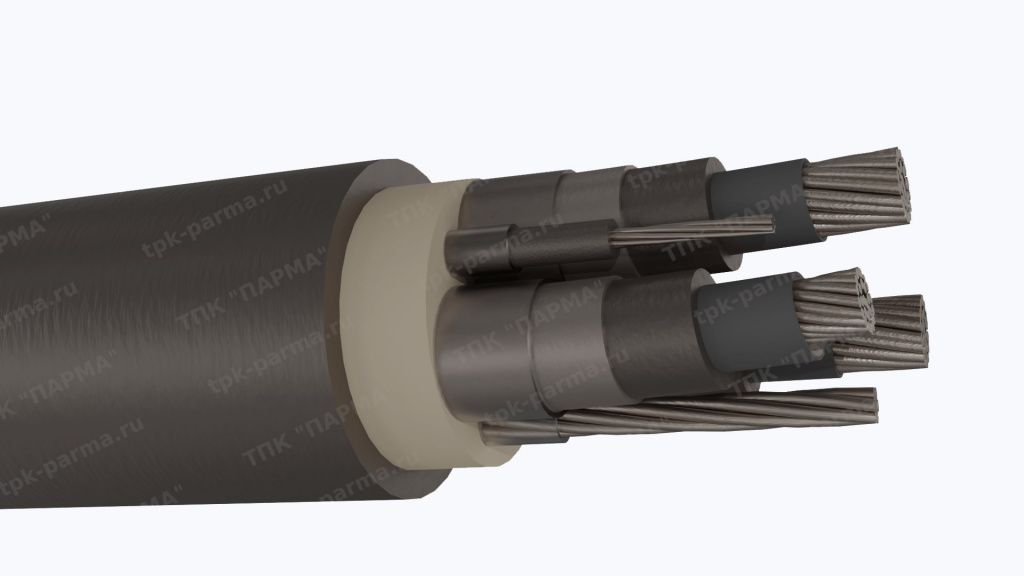Фотография провода Кабель КГЭ-Т 3х150+1х50+1х10 - 6кВ