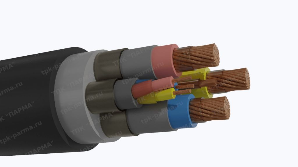 Фотография провода Кабель КГЭШ 3х120+1х16+3х6,0