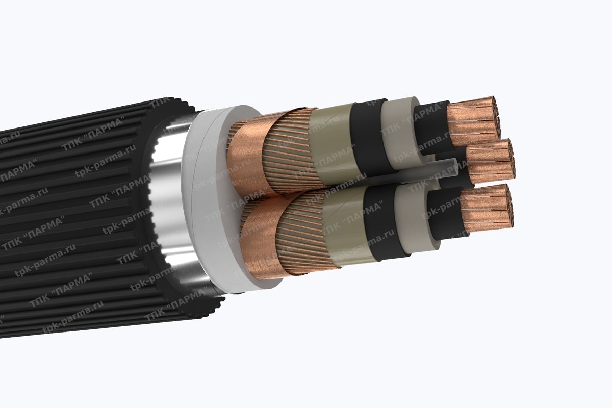 Фотография провода Кабель ПвБВнг(A)-LS 5х35 - 1кВ