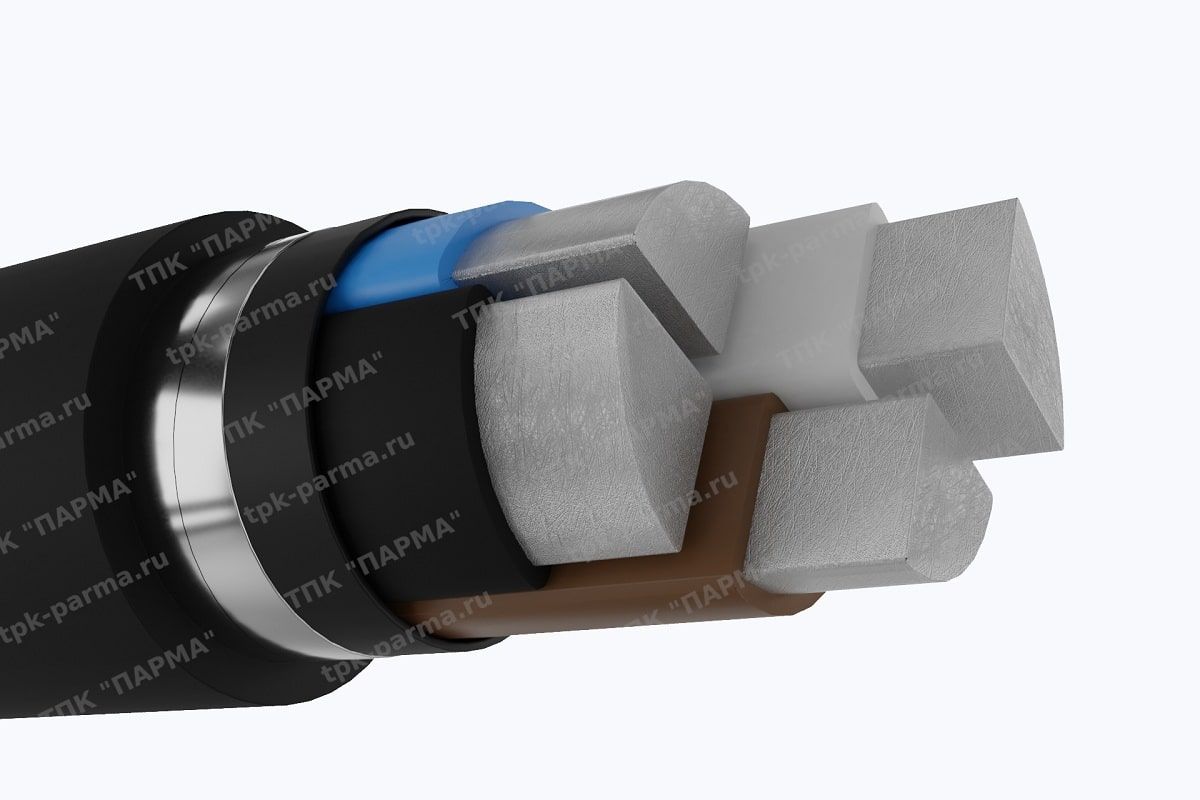 Фотография провода Кабель АПвБШвнг(A)-ХЛ 4х300 - 1кВ